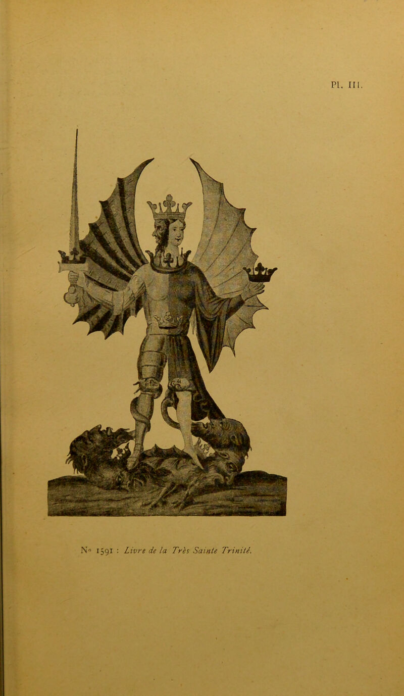 N» 1591 Livre de la Très Sainte Trinité.