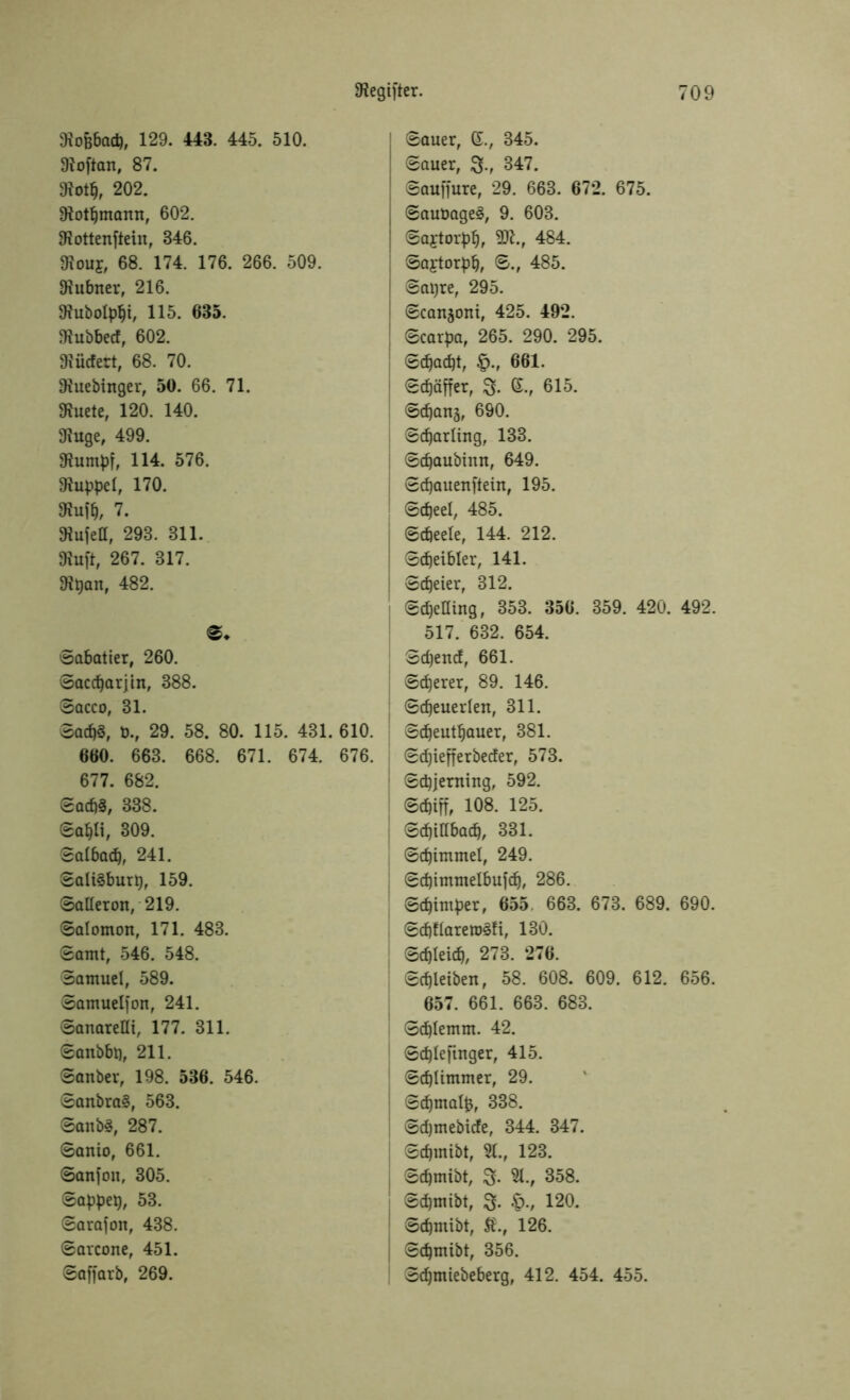 fto&bacp, 129. 443. 445. 510. Loftan, 87. 9?ot^, 202. Dlotpmann, 602. 9?ottenftein, 346. ülouj, 68. 174. 176. 266. 509. 9?ubner, 216. Ofubolppi, 115. 635. ffiubbecf, 602. 9\ üctert, 68. 70. Dtuebinger, 50. 66. 71. SRuete, 120. 140. 9iuge, 499. »fumpf, 114. 576. Kuppel, 170. Eufp, 7. Büfett, 293. 311. 9?uft, 267. 317. Dipan, 482. <$♦ ©abatier, 260. ©accparjin, 388. ©acco, 31. ©acp§, ö., 29. 58. 80. 115. 431. 610. 660. 663. 668. 671. 674. 676. 677. 682. ©acp§, 338. ©ab«, 309. ©albacp, 241. ©alteburp, 159. ©atteron, 219. ©alomon, 171. 483. ©amt, 546. 548. ©amuel, 589. ©amuelfon, 241. ©anarefli, 177. 311. ©anbbp, 211. ©anbei-, 198. 536. 546. ©anbra§, 563. ©anb§, 287. ©anio, 661. ©anfoit, 305. ©appep, 53. ©arafon, 438. ©arcone, 451. ©affarb, 269. ©auer, (£., 345. ©auer, Sv 347. ©auffure, 29. 663. 672. 675. ©aubageS, 9. 603. ©ajtorpp, 484. j ©aytorph, ©., 485. | ©apre, 295. ©canjoni, 425. 492. | ©carpa, 265. 290. 295. ©epaept, §., 661. j ©cpäffer, (£., 615. ©epang, 690. ©cparling, 133. ©epaubinn, 649. ©epauenftein, 195. ©cpeel, 485. j ©epeete, 144. 212. ©cpeibler, 141. i Scpeier, 312. ©cpeHing, 353. 356. 359. 420. 492. 517. 632. 654. ©epenef, 661. ©eperer, 89. 146. ©cpeuerlen, 311. ©epeutpauer, 381. ©epiefferbeefer, 573. ©cpjerning, 592. ©epiff, 108. 125. ©cpitlbacp, 331. ©epimmel, 249. ©cpimmelbufcp, 286. ©epimper, 655. 663. 673. 689. 690. ©cpflareroäfi, 130. ©epteiep, 273. 276. ©cpleiben, 58. 608. 609. 612. 656. 657. 661. 663. 683. ©cplemm. 42. ©cplefinger, 415. ©cplimmer, 29. I ©cpmalp, 338. ©epmebiefe, 344. 347. ©cpmibt, 21., 123. , ©cpmibt, 3- 21-, 358. ©cpmibt, 3- &v 120. ©cpmibt, ft'., 126. ©cpmibt, 356. ©cpmiebeberg, 412. 454. 455.