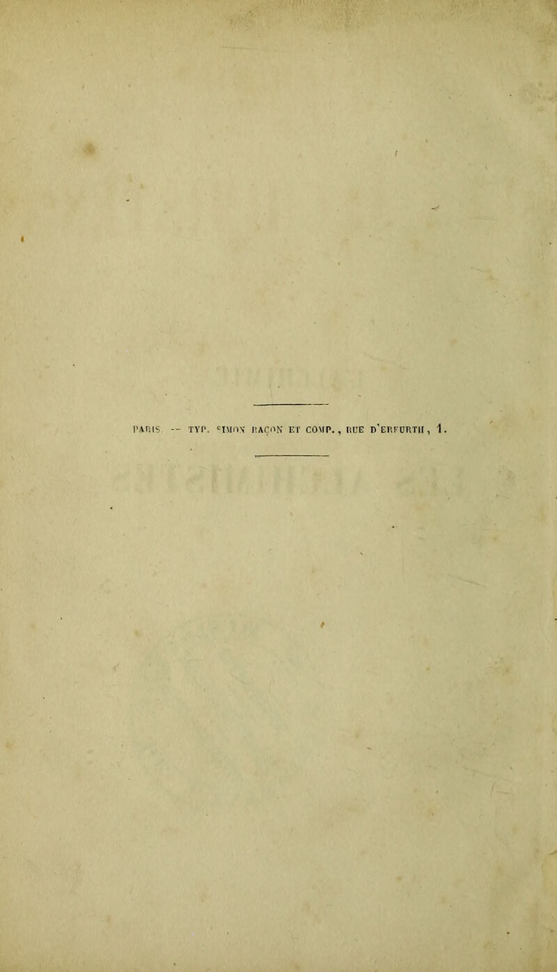 7 t PARIS -- TYP. «IMOX JîAÇON ET COMP. , RfJE d'EP.FÜRTH, 1.
