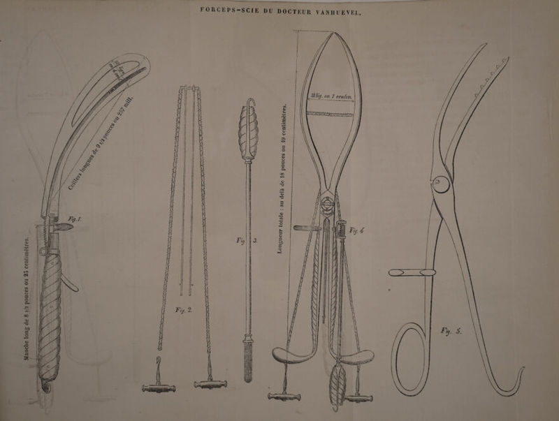FORCEPS-SCIE DU DOCTEUR VANHUEVEL.