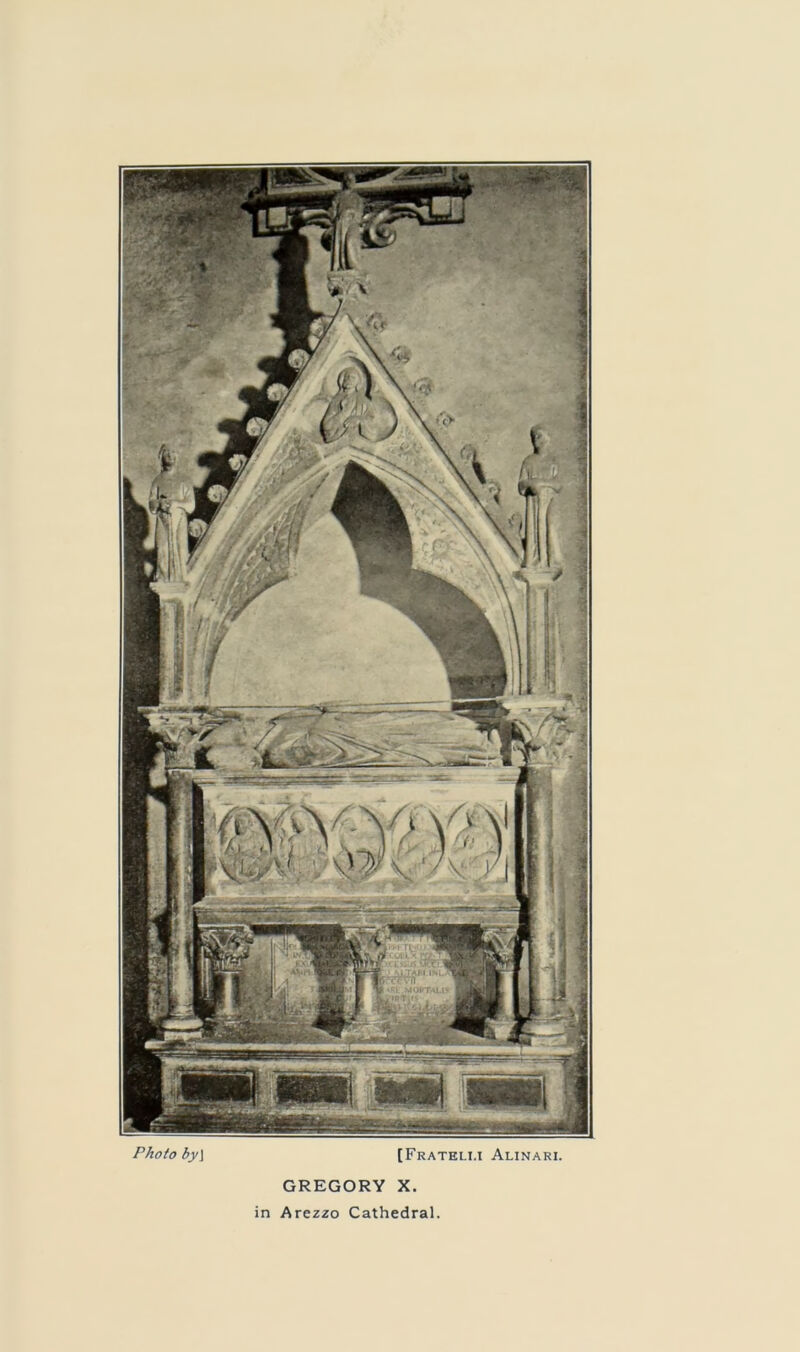 Photo by\ [Frateli.t Alinari. GREGORY X. in Arezzo Cathedral.