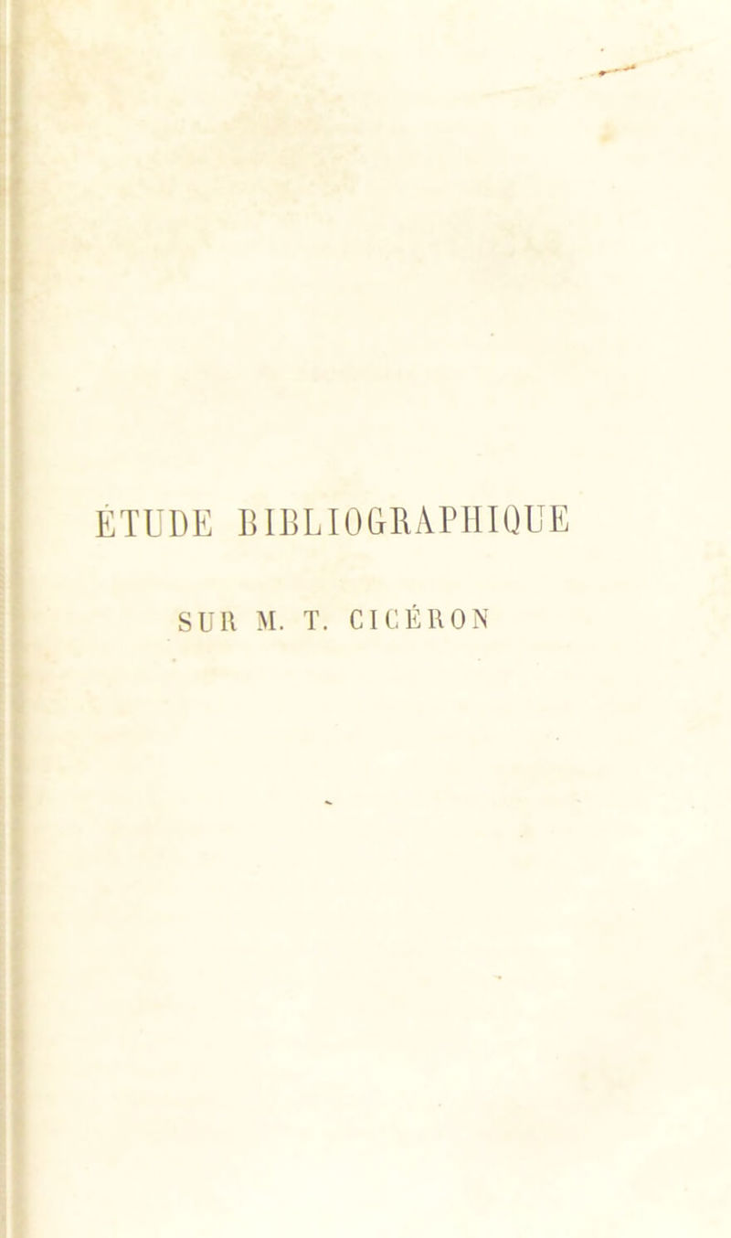 SUlt M. T. CICÉRON