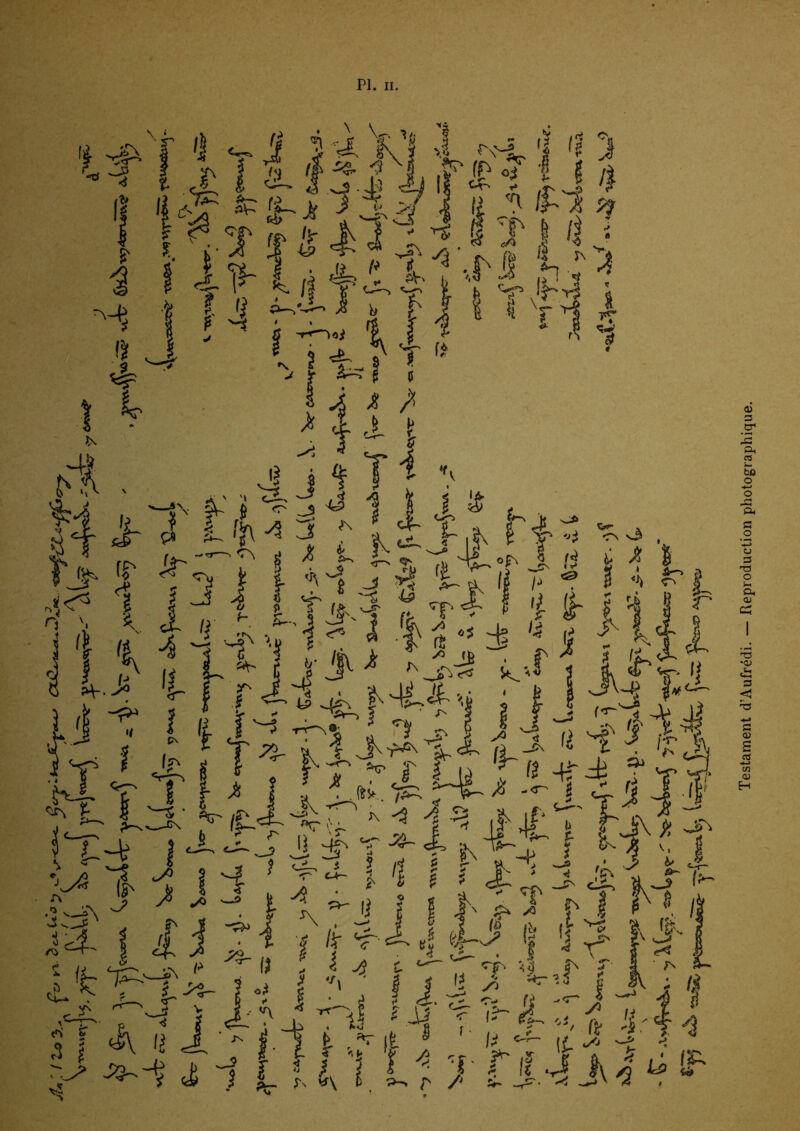PI. IL Testament d’Aufrédi. — Reproduction photographique.