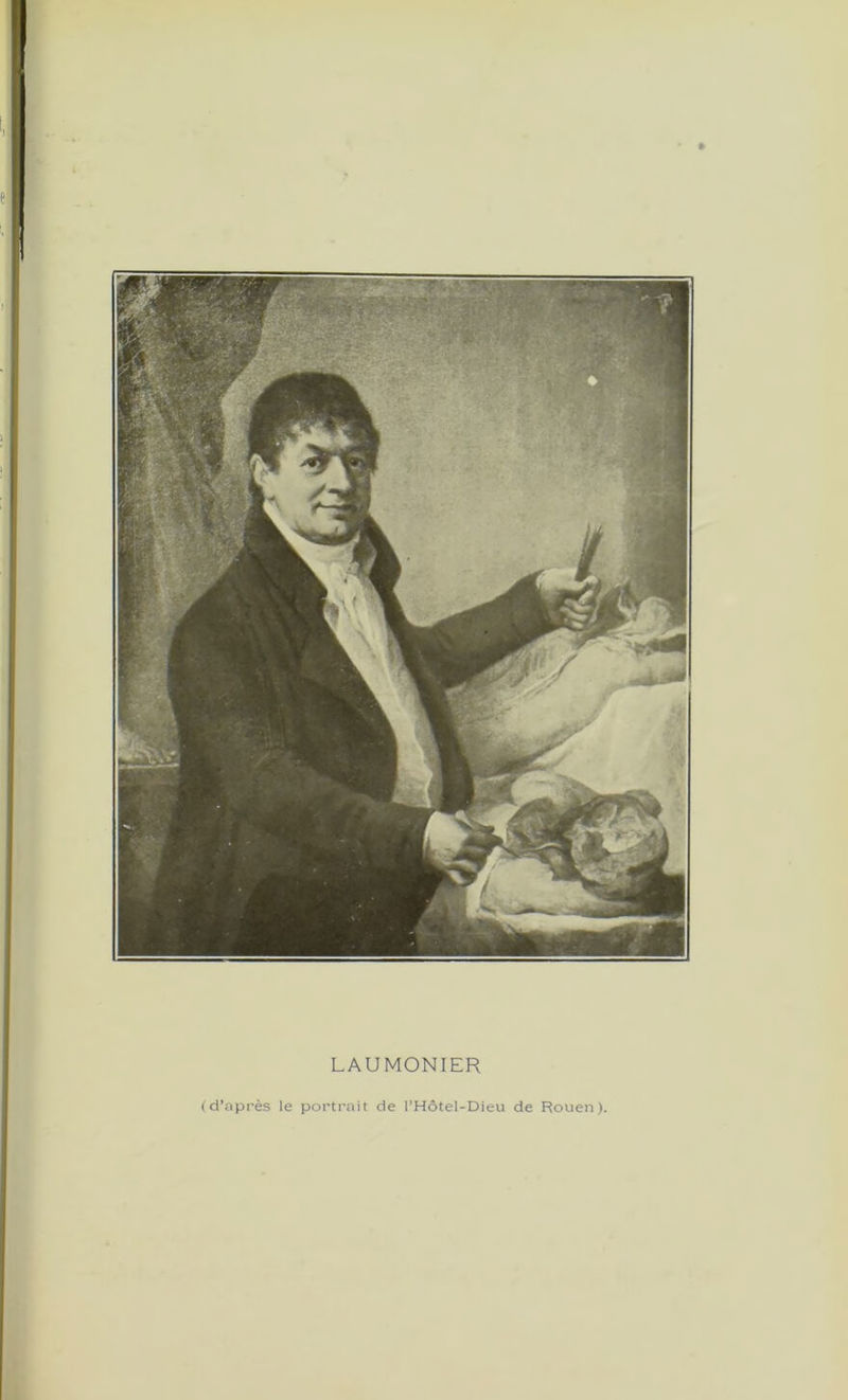 LAUMONIER (d’après le portrait de l’Hôtel-Dieu de Rouen).