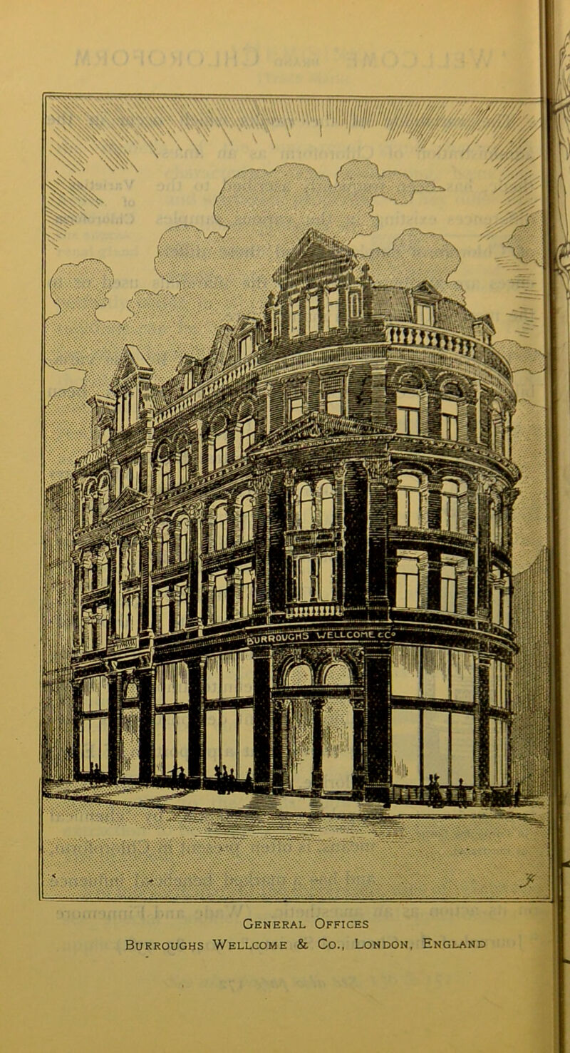 General Offices Burroughs Wellcome & Co., London, England