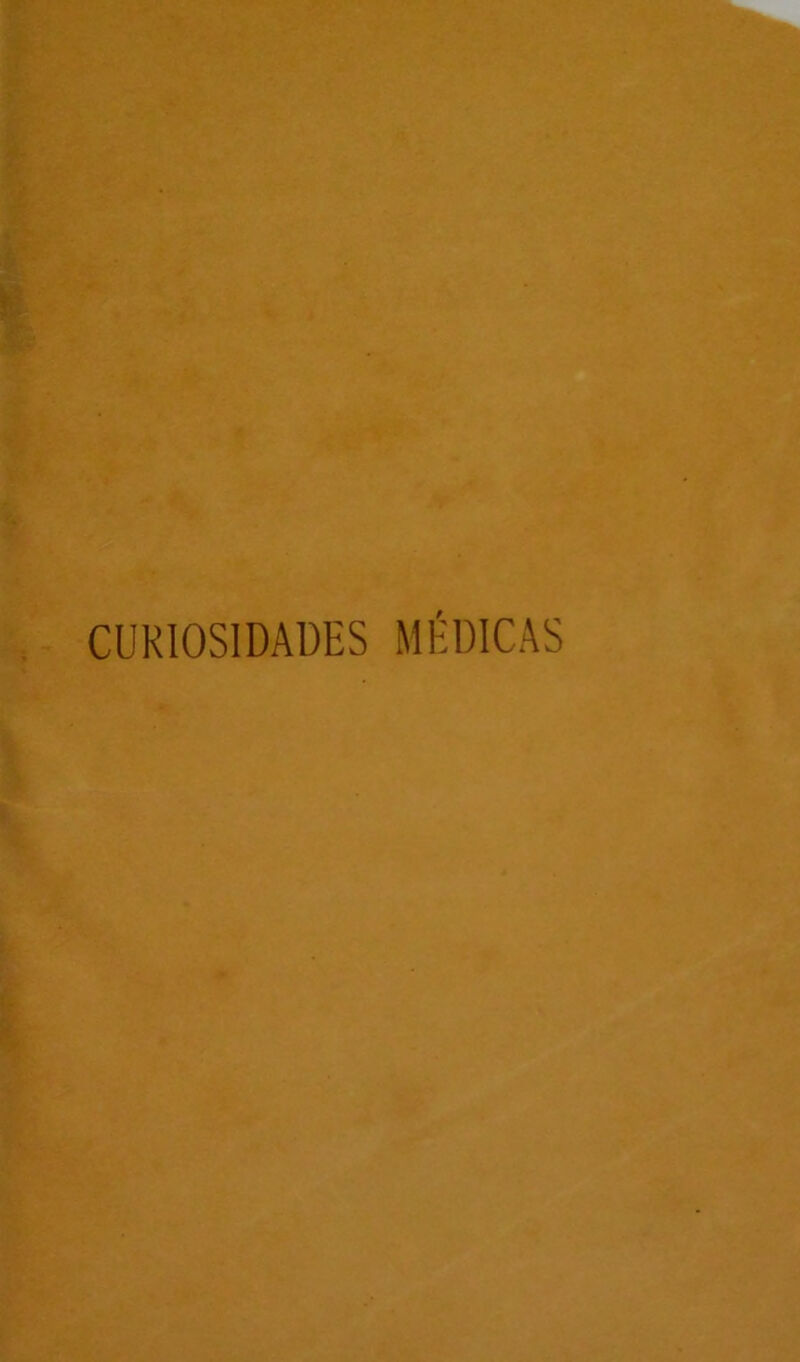 CURIOSIDADES MÉDICAS
