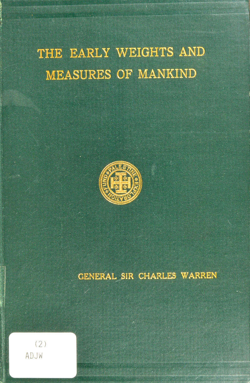 IURES: OF MANKIND WARREN CHARLES GENERAL |ji||iijj Ifi