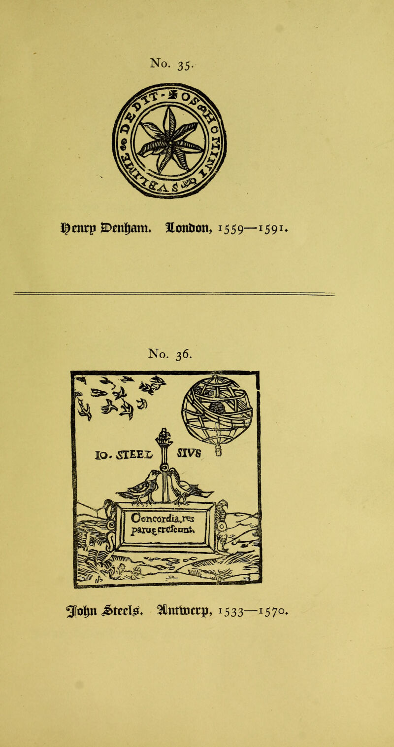 Sontian, 1559—1591. 3(oIjn SUnttocrp, 1533—1570*