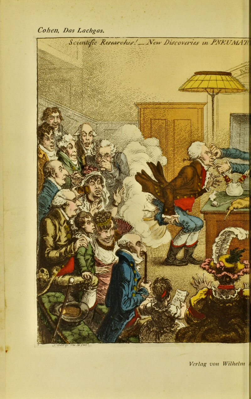 Cohen, Das Lachgas. 'es&ire/tcj’/. 7Ve*v Discoverim J^/VKUAlA7/ Verlag von Wilhelm