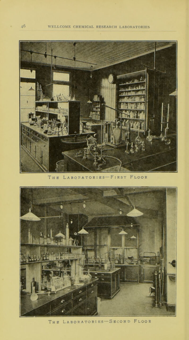 The La boratories—First Floor The L a bo r a to r i es —S eco n d Floor