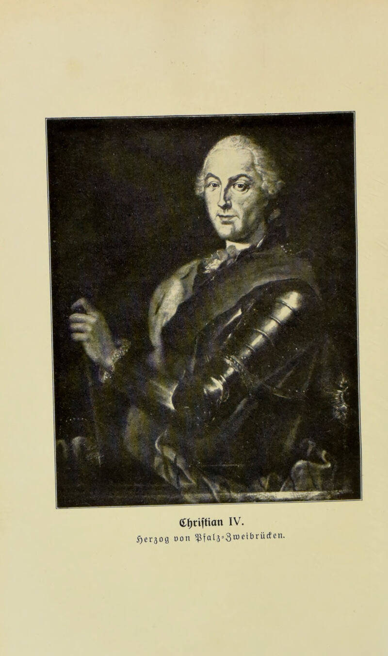 (£f)tiftian IV. Sjersog don ^folä^weibrücten.