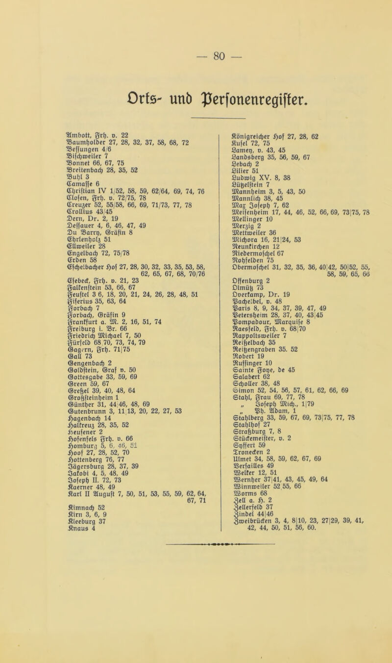 Orts- unö perfonenregiffer. SImbott, Sri), d. 22 Baumljolber 27, 28, 32, 37, 58, 68, 72 Bedungen 4/6 Bifcferoeiler 7 Bonnet 66, 67, 75 Breitenbad) 28, 35, 52 Butjl 3 (Eamaffe 6 Cljriftian IV 1/52, 58, 59, 62/64, 69, 74, 76 (Eiofen, gri). o. 72/75, 78 Greifer 52, 55/58, 66, 69, 71/73, 77, 78 (Erollius 43/45 Sern, Dr. 2, 19 Deffauer 4, 6, 46, 47, 49 2)u Barrt), ©räfin 8 (Etjrlenljola 51 (EUroeiler 28 ßngelbad) 72, 75/78 (Erben 58 (Efdjelbacfeer i)of 27, 28, 30, 32, 33, 35, 53, 58, 62, 65, 67, 68, 70/76 (Efebed, grl). o. 21, 23 galfenftein 53, 66, 67 geuftel 3 6, 18, 20, 21, 24, 26, 28, 48, 51 giferius 35, 63, 64 gorbad) 7 gorbad), ©räfin 9 granffurt a. 2JI. 2, 16, 51, 74 greiburg i. Br. 66 griebrid) Btidjael 7, 50 gürfelb 68 70, 73, 74,79 ©agern, grt). 71175 ©all 73 ©engenbad) 2 ©olbftein, ©raf o. 50 ©ottesgabe 33, 59, 69 ©reon 59, 67 ©refeel 39, 40, 48, 64 ©rofefteinfeeim 1 ©untrer 31, 44;46, 48, 69 ©utenbrunn 3, 11 13, 20, 22, 27, 53 fjagenbact) 14 S)altreu3 28, 35, 52 iieufener 2 i)ofenfels grl). o. 66 Homburg 5, 6, 46, 51 E)oof 27, 28, 52, 70 E)ottenberg 76, 77 Sägersburg 28, 37, 39 Safobi 4, 5, 48, 49 Sofepf) II. 72, 73 Saertier 48, 49 Sari II 2luguft 7, 50, 51, 53, 55, 59, 62, 64, 67, 71 Simnad) 52 Sirn 3, 6, 9 Sleeburg 37 Snaus 4 Äönigreicfeer E)of 27, 28, 62 Äufel 72, 75 ßamep, o. 43, 45 ßanbsberg 35, 56, 59, 67 ßebad) 2 ßilier 51 ßubroig XV. 8, 38 ßüfeelftcin 7 «Jtanntjeim 3, 5, 43, 50 Btannlid) 38, 45 Blaf 3ofepb 7, 62 Bteifenfjeim 17, 44, 46, 52, 66, 69, 73|75, 78 Btellinger 10 BIer3ig 2 «Utettroeiler 36 «Dticfeora 16, 21 [24, 53 9teunfird)en 12 Biebermofdjel 67 Botjfelben 75 Obermofd)el 31, 32, 35, 36, 40[42, 50|52, 55, 58, 59, 65, 66 Offenburg 2 Dlmüfe 73 Ooertamp, Dr. 19 ipadjelbei, o. 48 «Paris 8, 9, 34, 37, 39, 47, 49 Betersljeim 28, 37, 40, 43145 ifSompabour, «Biarquife 8 «Raesfelb, grl). o. 68(70 Bappoltstoeiler 7 Beifeelbad) 35 SReifeengraben 35. 52 «Robert 19 «Rujfinger 10 Sainte gope, be 45 Salabert 62 Sdjoller 38, 48 Simon 52, 54, 56, 57, 61, 62, 66, 69 Stal)l, grau 69, 77, 78 „ Sofept) Bild)., 1179 „ ipt). 2Ibam, 1 Staljlberg 33, 59, 67, 69, 73|75, 77, 78 Stat)li)of 27 Strafeburg 7, 8 Stüdemeifter, o. 2 Spffert 59 Xronetfen 2 Ulmet 34, 58, 59, 62, 67, 69 Berfailles 49 «ffielter 12, 51 «ffiernfjer 37|41, 43, 45, 49, 64 «Binnroeiter 52 55, 66 «Bonns 68 eil a. f). 2 ellerfelb 37 inbel 44|46 roeibrücten 3, 4, 8| 10, 23, 27|29, 39, 41, 42, 44, 50, 51, 56, 60.