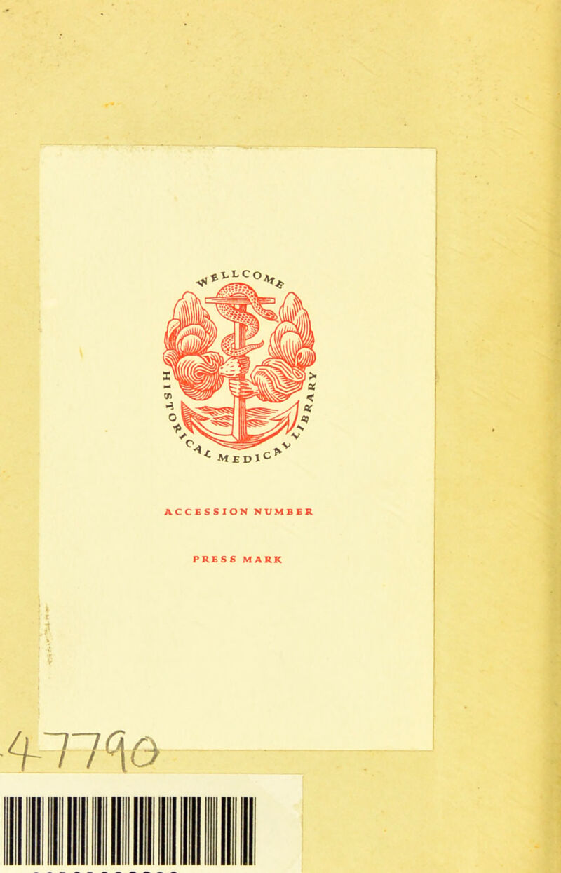 ACCESSION NUMBER PRESS MARK