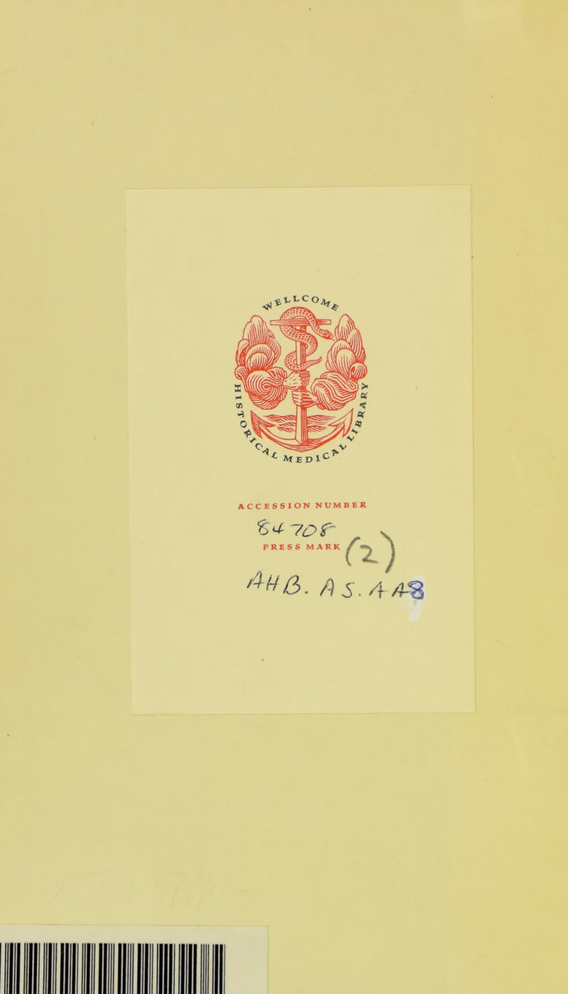 H I ST ACCESSION NUMBER 7Of PRESS M ARK (*) Ay6. A 5. 4 /4-B