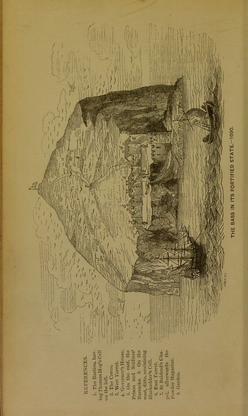 THE BASS IN ITS FORTIFIED STATE.-1690.