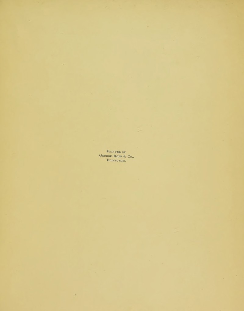 Printed by Georce Robb & Edinburgh.