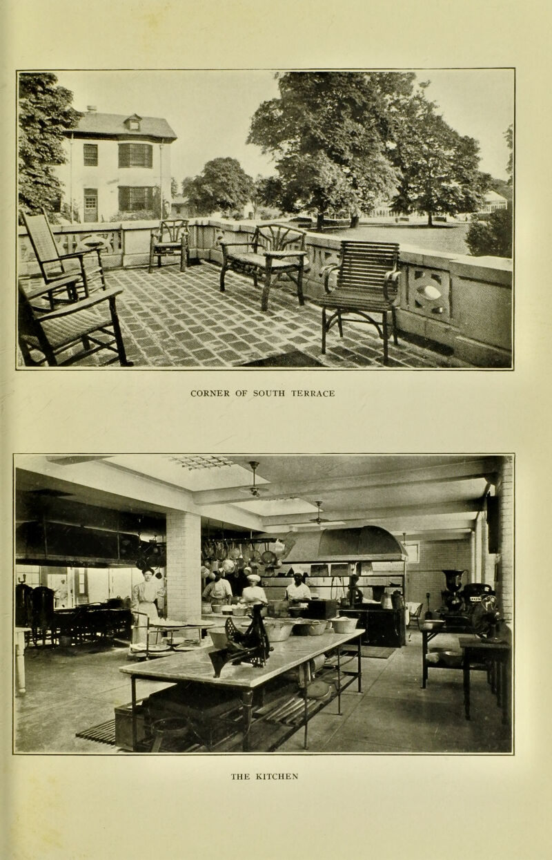 CORNER OF SOUTH TERRACE THE KITCHEN