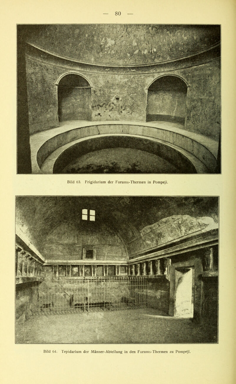 Bild 63. Frigidarium der Forums-Thermen in Pompeji.