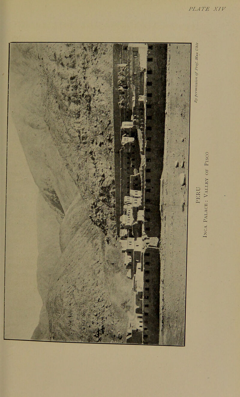 PLATE XIV PERU Inca Palace: Valley of Pisco