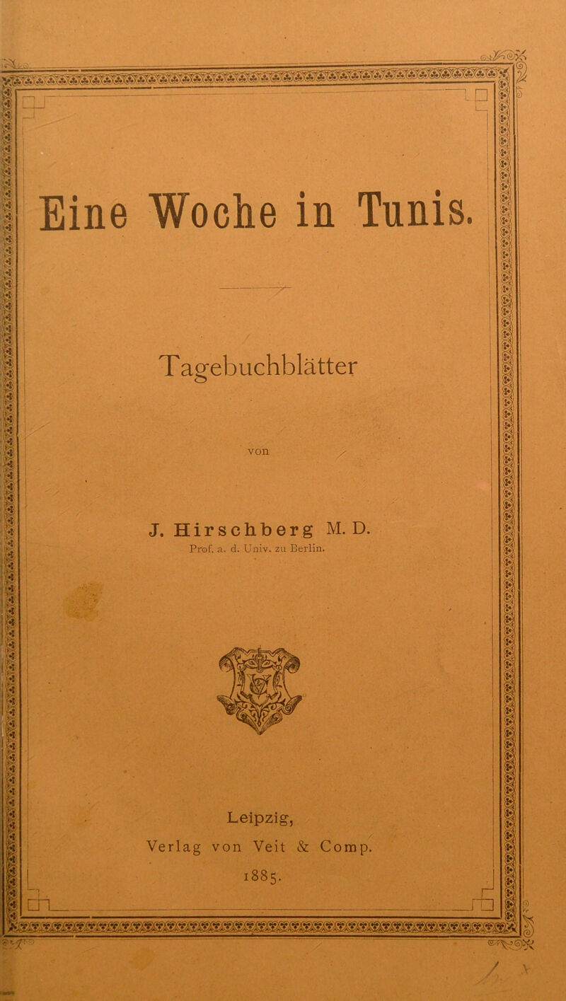 T agebuchblätter von Prof. a. d. Univ. zu Berlin, Leipzig, von Veit & Comp Verlag S7F^oS)KJ