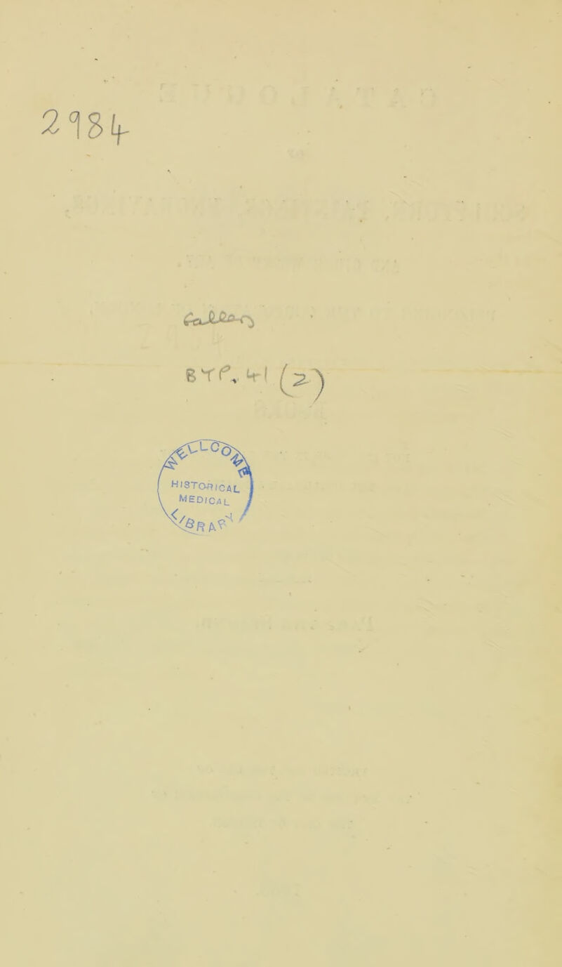 2131^ GeJLte-r$ trl HJSTOf?iCAL Medical s<<sra?s