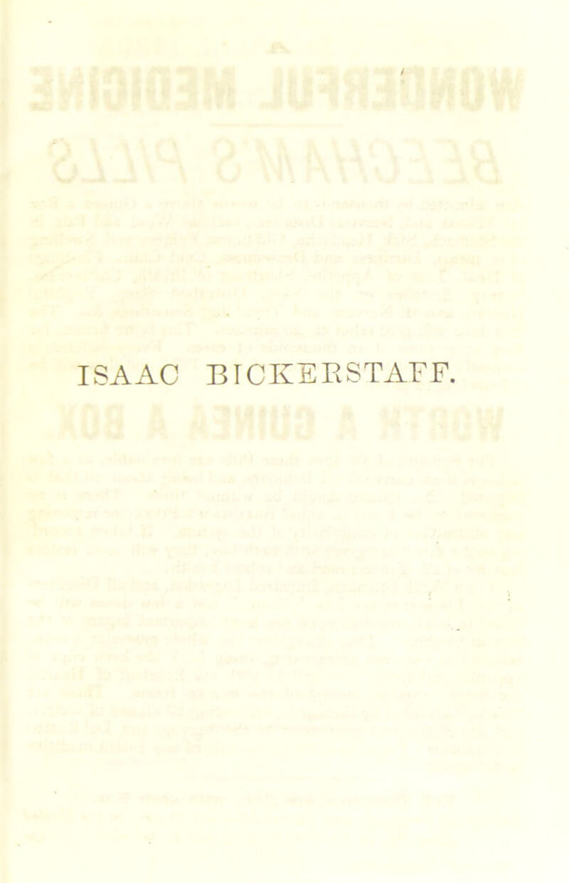 ISAAC BrCKEPvSTAFF.