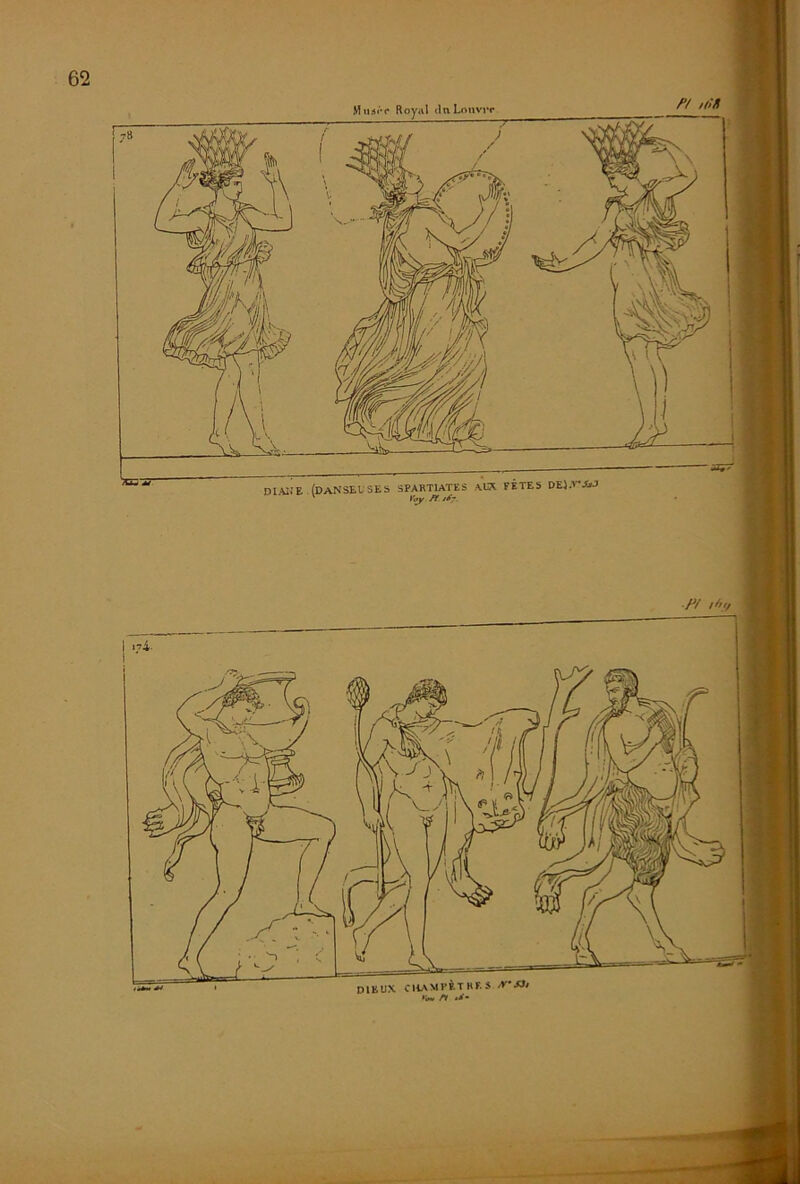 M DI.^IE (DANSEUSES SPARTIATES AUX PÈTES DEJA~*J DIEUX CIEAMPÈTRES AAJ/ *w n é£^ •Ff i^tt/