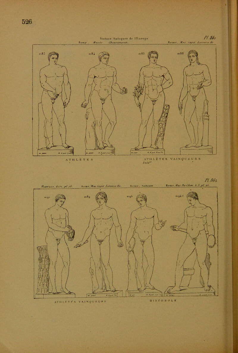 Sialur» Auln^ur* dr l'F.uropr t'Ank^i^nutnft ■ P! 86, Roui». ATHLÈTE S ATHl.ÊTES VAINQUEURS tniJ' P/.Sùi