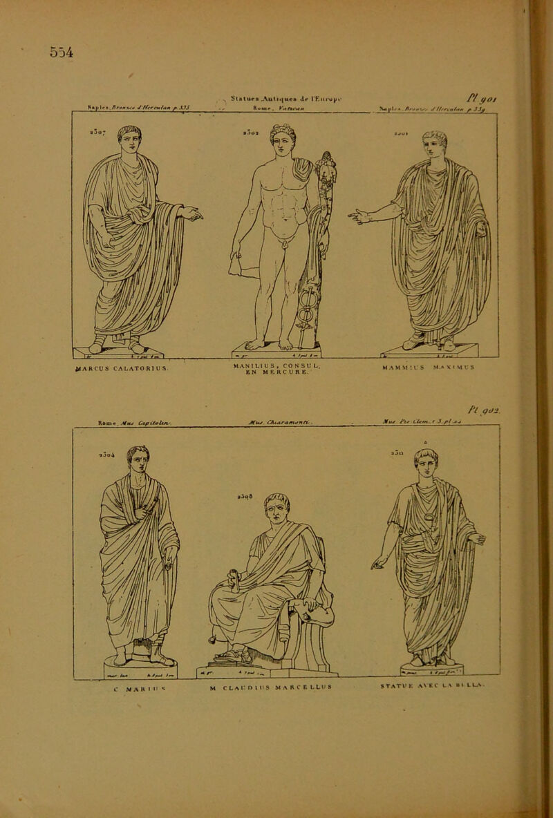 ^ Staturs ^\ulii|ue» «Ir /*/^Oi /Y ifOJ. MA H Il « M CLAirDMIS MARCËLLt'S STATVE AVEC •» LLA-