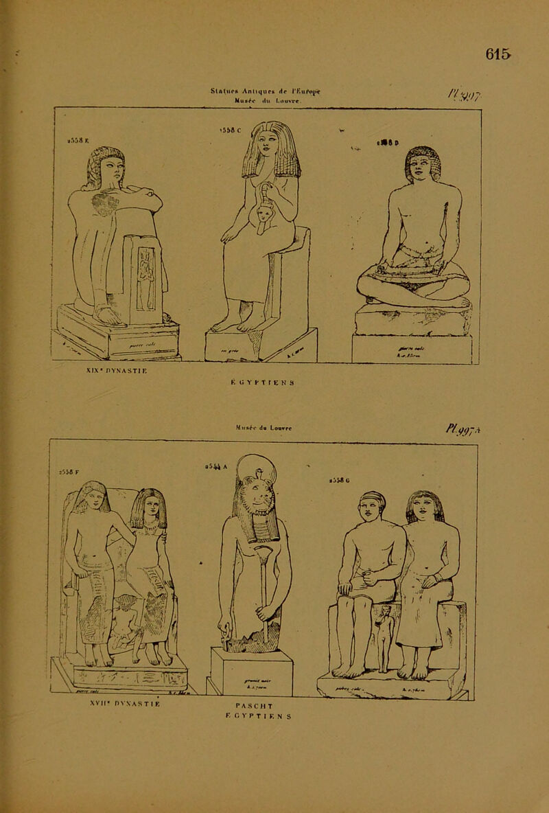 S(AtitCK Antique» dr rKui*o|>e Mueée «lu L«>uvre. ' KÜYFTIENa Mtikét* da Lonvre