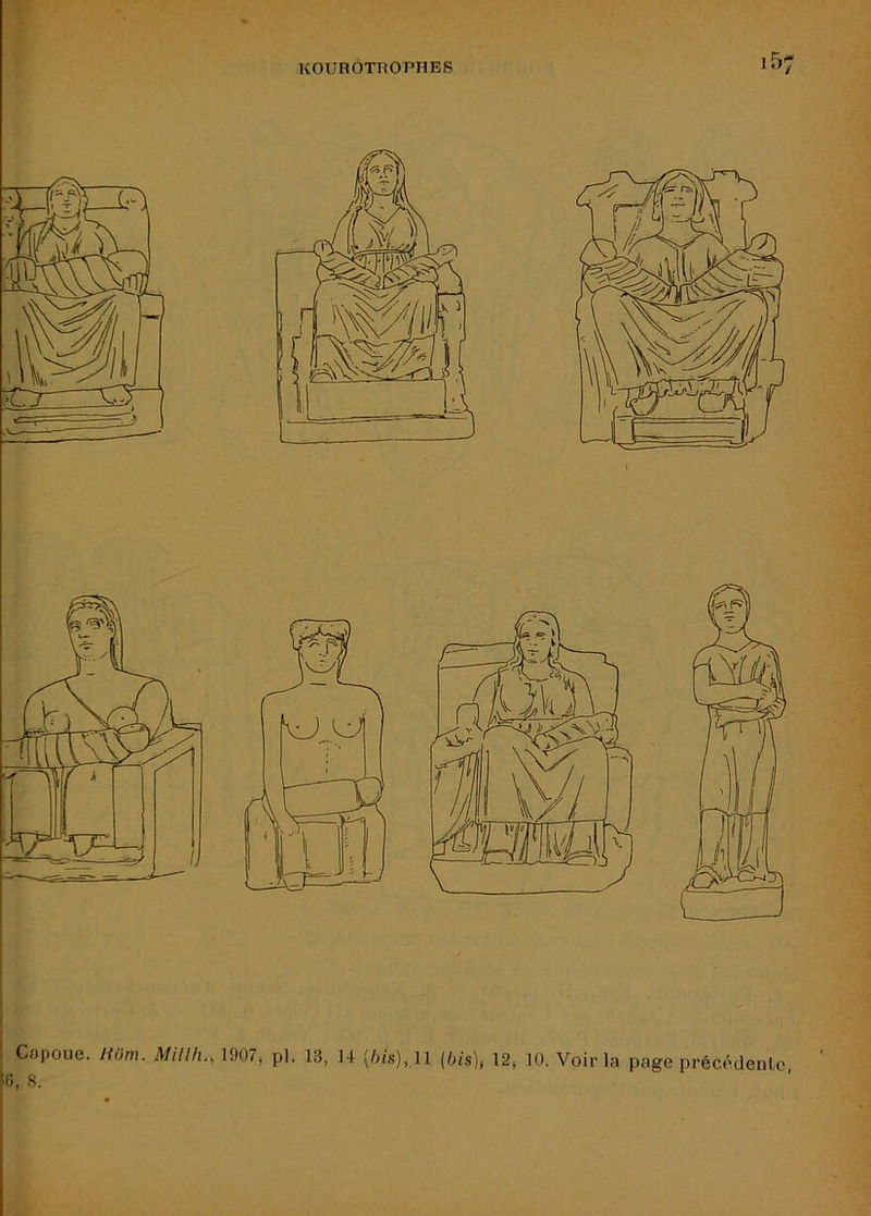 KOURÔTROPHES i5; Copoue. liüm. Millli., 1907, pl. 13, 14 {his),M (Ois}> 12, 10. Voir la page précédenlc