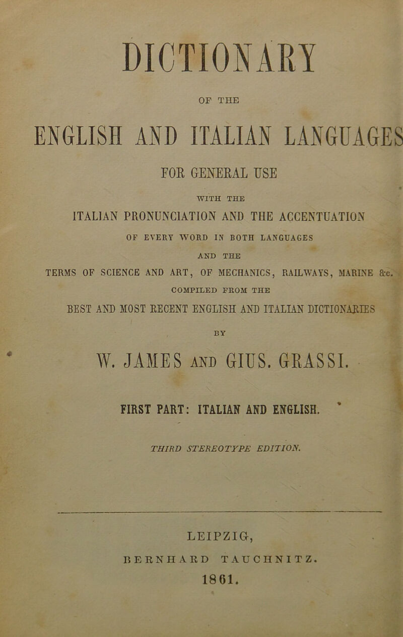 iijlo-Biljama Eioiar; (WITH PRONUNCIATIONS) Including a Lexicon of Geographical, Historical, Proper, etc. Names, a List of thè Irregular Verbs, Weights and Measures, etc. By CONSTANTINE STEPHANOVE (M. A.) Lector at thè University of Sofia Sofia The Globe Publishing Co. 16 Isker St.