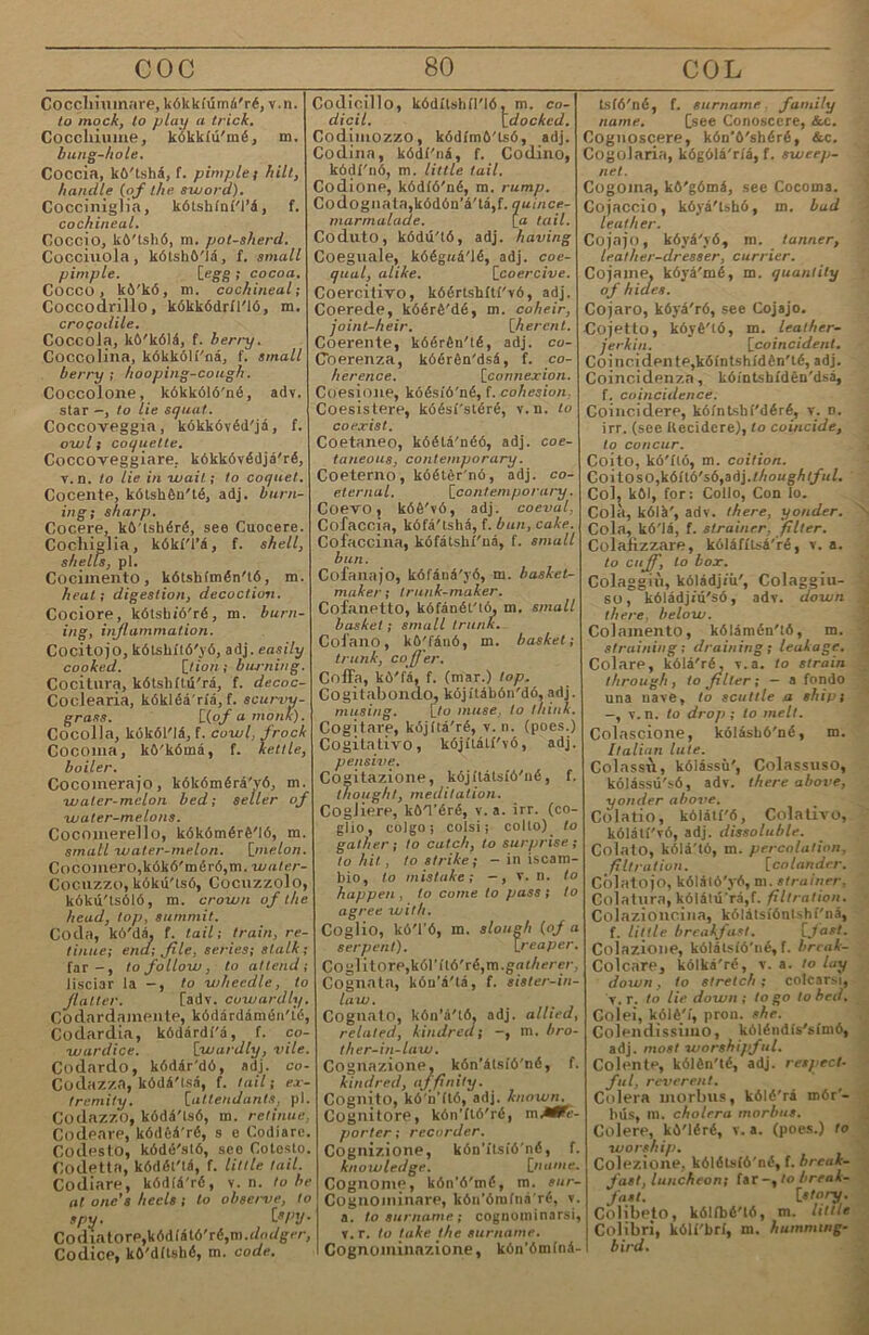 belcli (6eii'i) vt. vi, Hspiir- ■ESM'b, HSnjriOBaMt} H3XB1.p- —ing, n. zapHrEane; opHrBane (ci. ycia.) bèldanib (óe'.jr^efiM) h beldani (óe^'^r^aMi.) n. 6a6a; rpoana JKSHa, beleager (6H^rH'Hn,p) vt. o6- caMc^aM-B; — er, n. oócaAH- Tc^ri.. belfry (6e^jr$pH) n. Ka5i6a- HepHB. belibel (6H^a''H6eji) ei.yKopB- Baitrt, KJreBexB. belie (ÓHJrafi') vt. naoó^TH'ia- BaM-B, yKopBBaMx; Kiie- BexB. bilief (6njH'fi(ì)) n, stpa; ynoBaHHe. beliévable(6HJiH''fiBa6'i.ii)a.B'b- pOJITeHI., HMOB^peH'B, believe (6hm'hb) vt. B-bpBaMi., ynoBaBaMT., HaA'feBaBrt. ce; —er, n, noBbpBaxejn., no- CJrfeAyBaxe^i'B. Btpoenyb; —ing, a, Bipoemi. : n. B-fep- BaEe, Ebpa; —ingly, adv. et B%pa, AOB^pEIIBO. belike(6HJia''HK) adv. BhpoEx- HO. belittle (ÓH.iH^xx.ji) t><. cHnma- BaMt, yMa^iOBaacaBaMT.; y- HHSKaBaMt, ne ox^anasn. cnopeAt aacjyra. bell (6eJij) n. aatHei;'!.; Kaai- óaaa; EacoBEHKt; i;Bl3XHa EamKa: vt. yKaHBaMt aat- Heiit; vi. pcBa; paei^Bir- BaMT> ce; —bird. nxHi;a et BBtHvxunt Tiiact: —man, nomoHt naaaEt; —metal, Mexa-zT!. aa BBtHuii:—wMlier (ye'GAtp), BOAHHt (Bt cxaAo.l bellfcd (6e,XA) a, et 3BtHei;t, belle (6e,x) n. xyóocxj,, aa- amHocxB: KpacaBHi;a. bellicose (óe'oHKooc) a. boch- HeHt, óycHt, óoeBH, beliied (6e^JHA) a. xtp6y- meext, xo,TyMecxt. belligerency(-,xH'A»tpeHCH)n. BOHHCXByBaHe,- belligerent (6e,xH''AactpeHT) a. BoéHcxByemt: n. nyóoHEHo npHnoaHaia BOioeina cH,xa; EeXHHKt. bellOTT (óe^jToo) vi. peaa, bhb, n. pest, BHeEe; —ing, tu peBeHC) BBeEe. beliows (6e^Jooa) ?t, pua^yBa- xeaeHt irbxt, Aj-xa^o. belly (6ea^an) KopeMt, xtp- 6yxt, xotxystt: vt. HaAysaiit ce, B3AaBaMt KopeMt: iL£.Ea ce; —band, n. nonpart; —bonnd, a. aaneneat. belock (6hjo'k) vt. aaKjioH- BaMt. belong (6HJro''Hr) vi. npnHa- A-xerKa;—ing, ti upHBaA-iexc- hocxb; KaEecTBo; Aapt; npa- T-fesKaHae. beleyed (óhjb'ba) a. Btsjio- ÓJteat: oòaaeat, mhjb, belOTT (óajto'o) prep. a adv. noAt; AO.il3, oxaojì, ana- KO. beli (6e.xx) «. Ro,xaat, noact; vt. onacBaMt: —ed, a. ona- caat, npacxeraaxt: —ing, Tt. .MaxepaaJt aa KoaaHii. beniask (6e.Ma'cK) vt. MacKB- pasit, apkoópaayBaMt. bemire (dasia'kp) vt. yKaa- BaMt. yn.xecKBaMt.