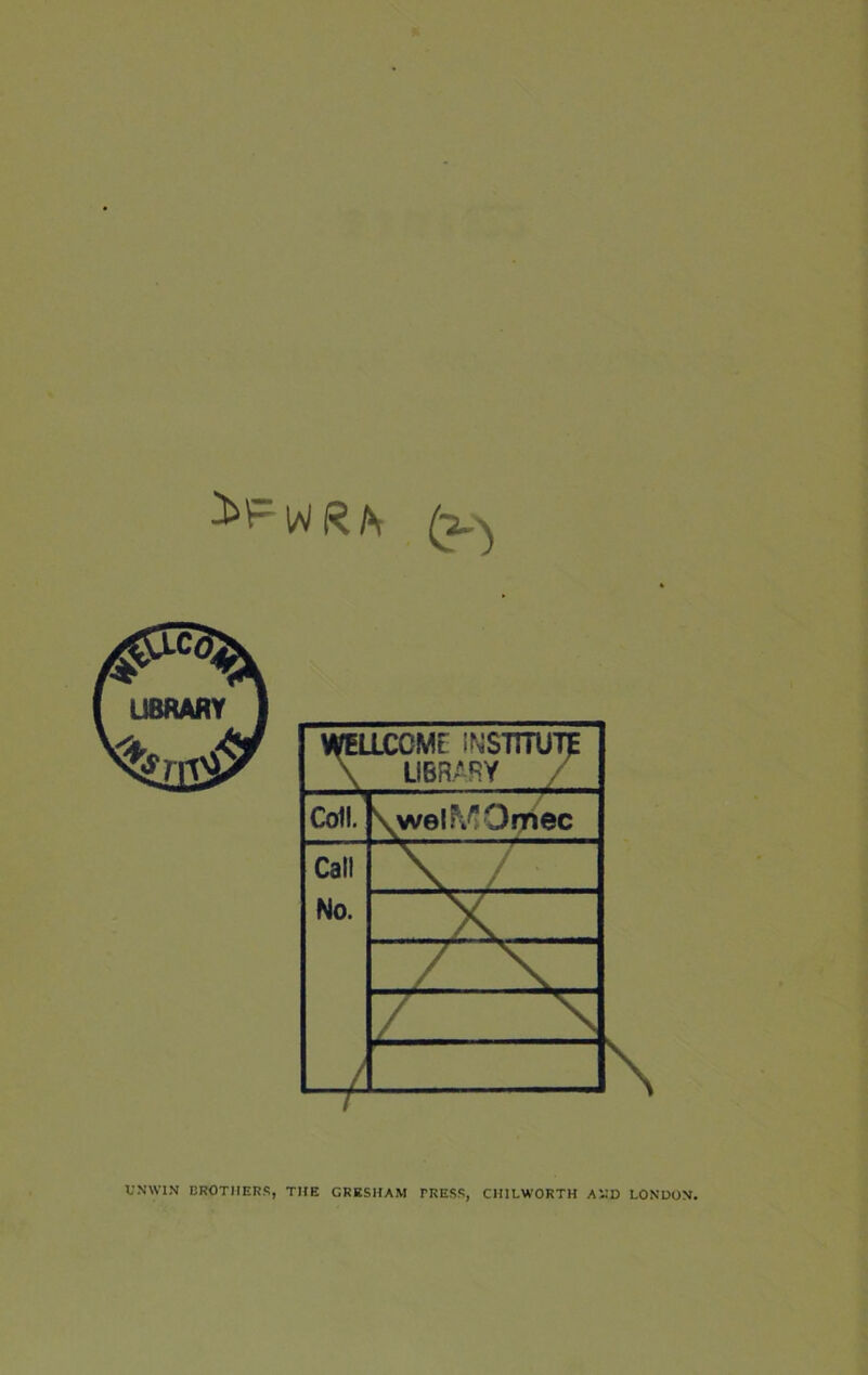 ^FWRAt UNWIN BROTHERS, THE GRESHAM TRESS, CHILWORTH AUD LONDON.