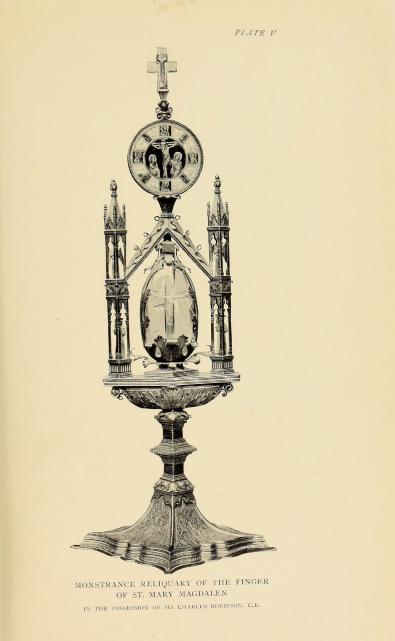 MONS I'KAXCK R l•:l.l(^)UARV Ol' rin*: FINGER. OF ST. MARV MA(;i)AI,KN l\ THK I’OSSKSSION OF SIK CMAUI.I'.S KOlUNSON. C.Ii.