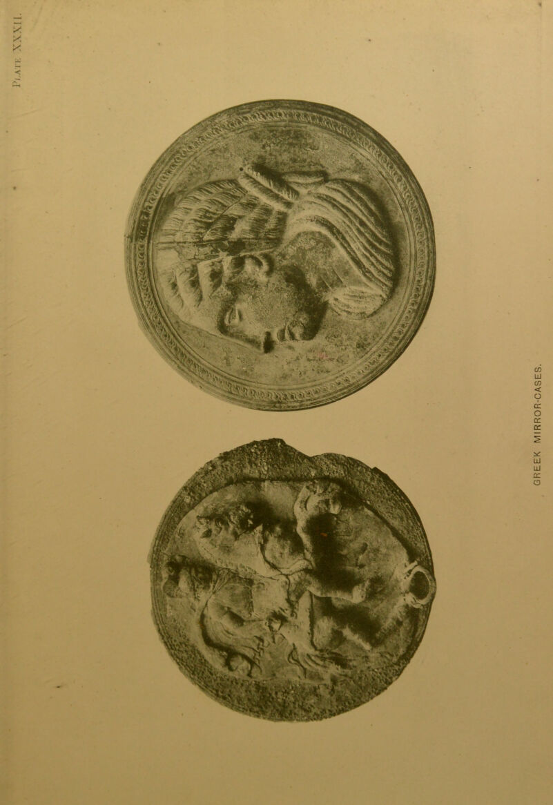 Pi.ATE XXXII. * GREEK MIRROR-CASES.