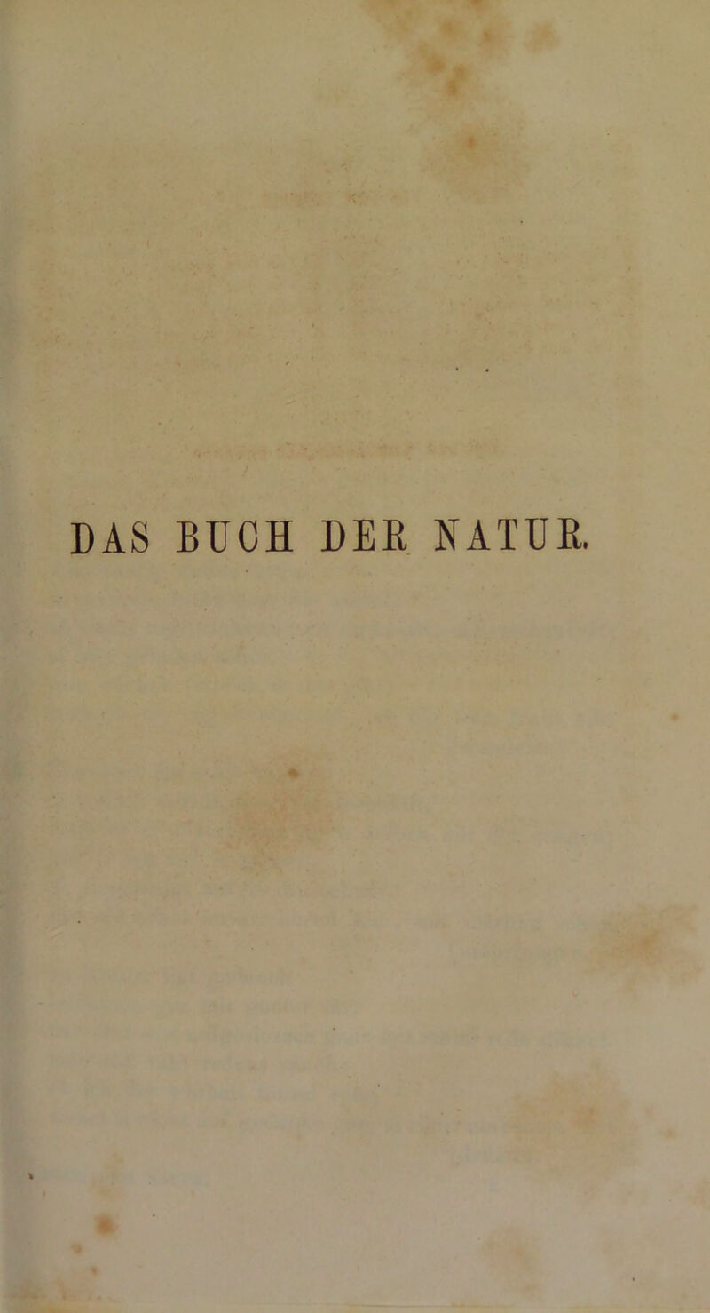 DAS BUCH DEE NATUR