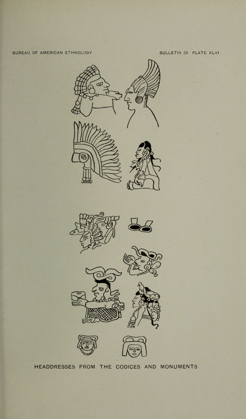HEADDRESSES FROM THE CODICES AND MONUMENTS