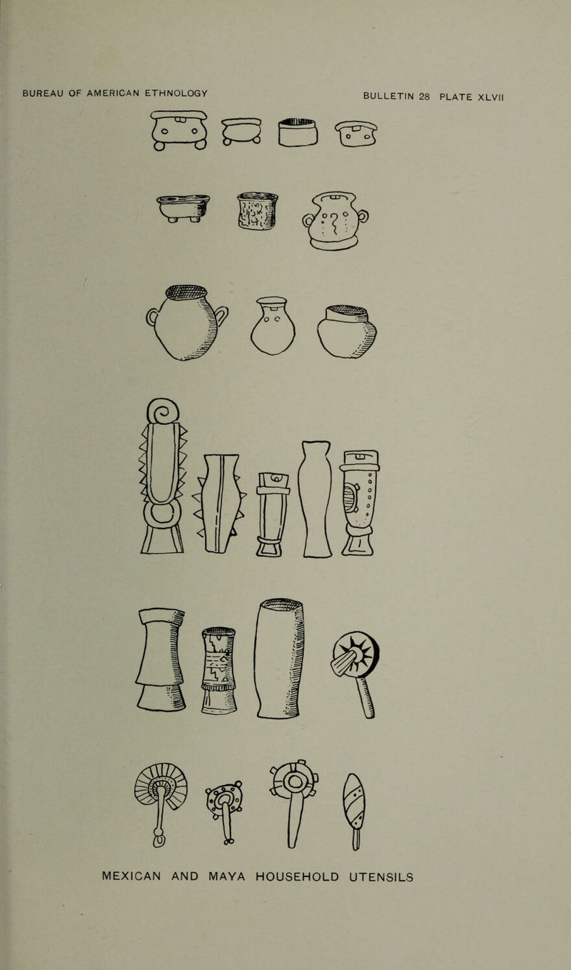 SS© MEXICAN AND MAYA HOUSEHOLD UTENSILS