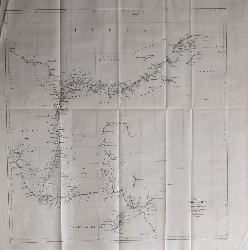 Or.' T/bomo Curo*n/<r''^ IViif u j'' lil.TrHemo Miirrihdi IF ffo.leridi Murchison Bn. Edrrisas T? Muni: flehibr IS h a. b Tihnberi ! Simula O, M‘ Outnun j 1 Model Fnnu • jeratb^ lllDraam . ol j VTukuri | iff Sored.' ol IfiJrrviij} ' nj*™ KASriUiain M? morOldriJft* o il‘Fur.lv bbnliuiuna igbim-Slma [i'iuiija ,Adu mugu \ I h a j I'ndr l> BINI (BENIN ) jipa/umViihnru • , Asnbi U * ° Ohajiiff TOmun I Idnujfi EjamborTForBiabu Arifcol:' fi Oifojhi Cr. I'uhiOssamure Bulled: 1.1 e DukeTovai  Palhomt F.1 Iskuato. jikra Uteri RJEortai0* > Stirling L flli/iino ? fl.Bnmo* .liaJij^ClWjdav L O0gobinda Bdbki R.TauM'S'0' Tom Shotu F.‘ 'OknbndV' V. i (ill SurulaV I 1 Cameroon M? ; 9> J!ofipo-mo Bonde •^DLwalla1 /KinoBelltTF : llfllimla C. Sullen, .( Horalw C.Vldid Boteler 1(odu ' FERNANDO TO ^ Grorur or Word. IVrrf 1). H CJhulglrr London-Jo I feT’00 -001 Jr* Jfl'unibina M? AlbcmarioRnngo oWiOOOff “ \ i?/ 5 \ O: Uuinlry M? ,o Boppa l 1 lie Rivers 1W0RA AND Bixm