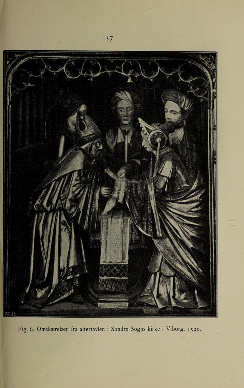 Fig. 6. Omskærelsen fra altertavlen i Søndre Sogns kirke i Viborg. 1520