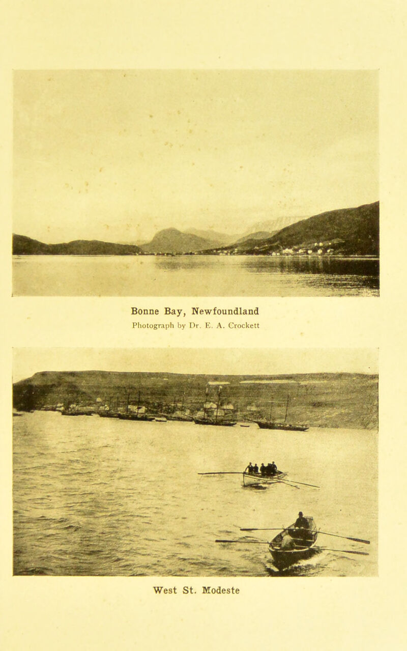 Bonne Bay, Newfoundland Photograph by Dr. E. A. Crockett West St. Modeste