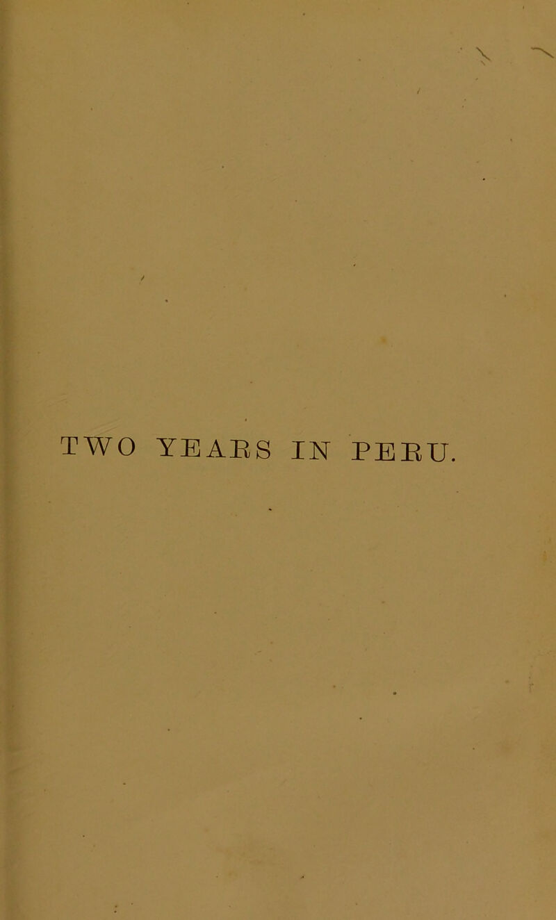 TWO YEAES IN PEEU.