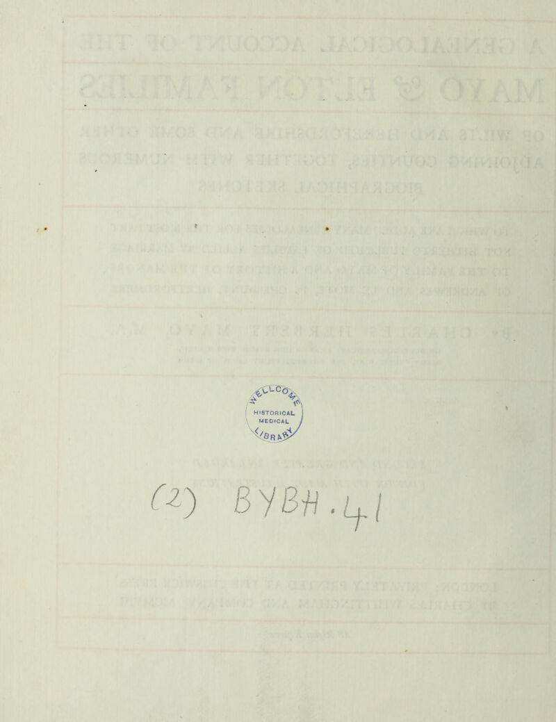 i HISTORICAL MEDICAL \