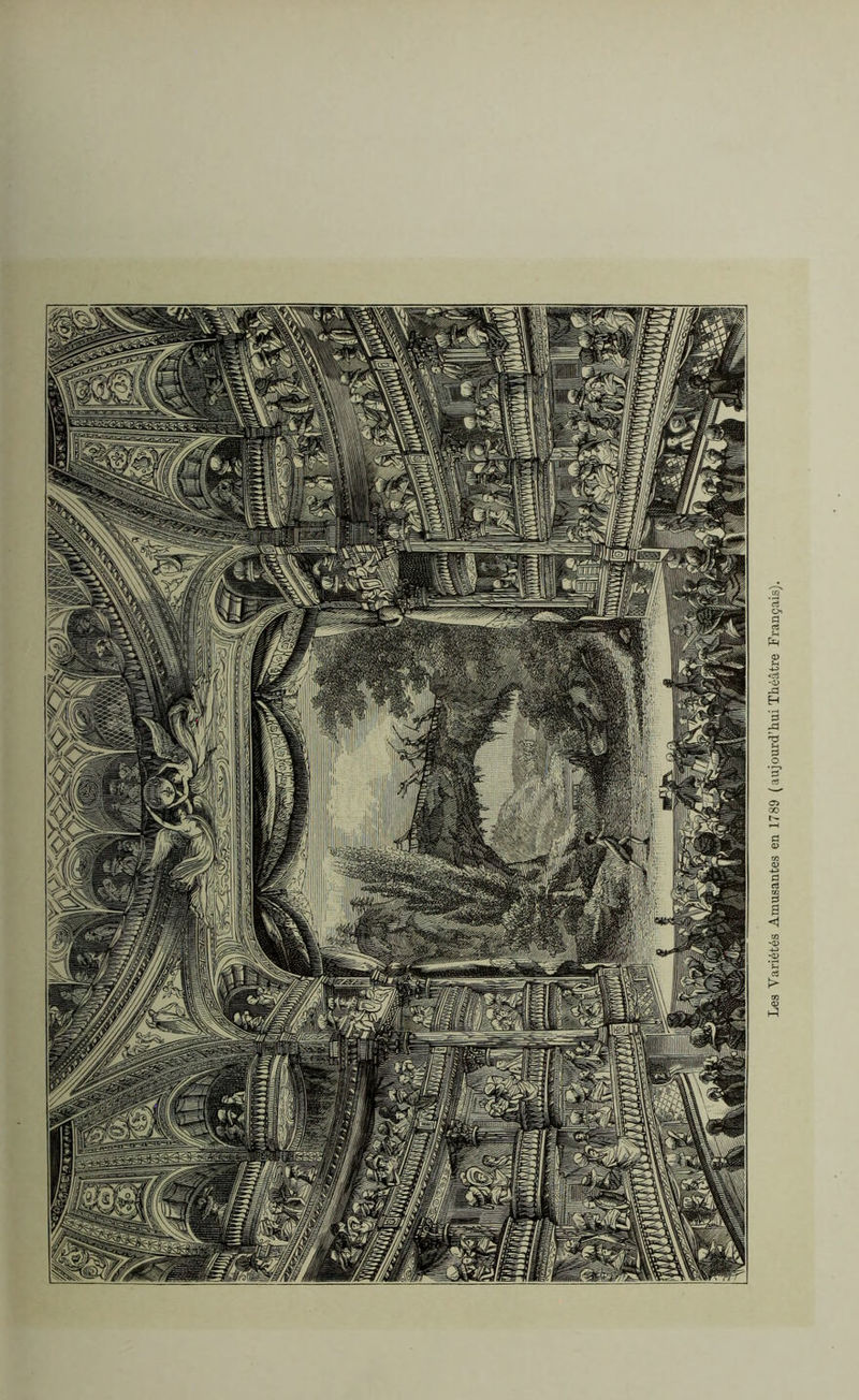 Les Variétés Amusantes en 1789 (aujourd’hui Théâtre Français).