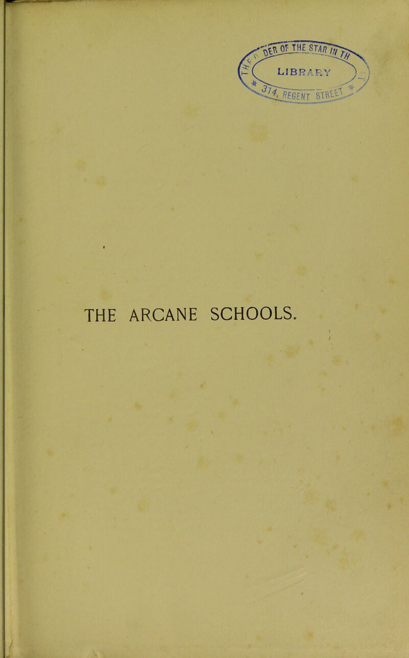 libra < THE ARCANE SCHOOLS.
