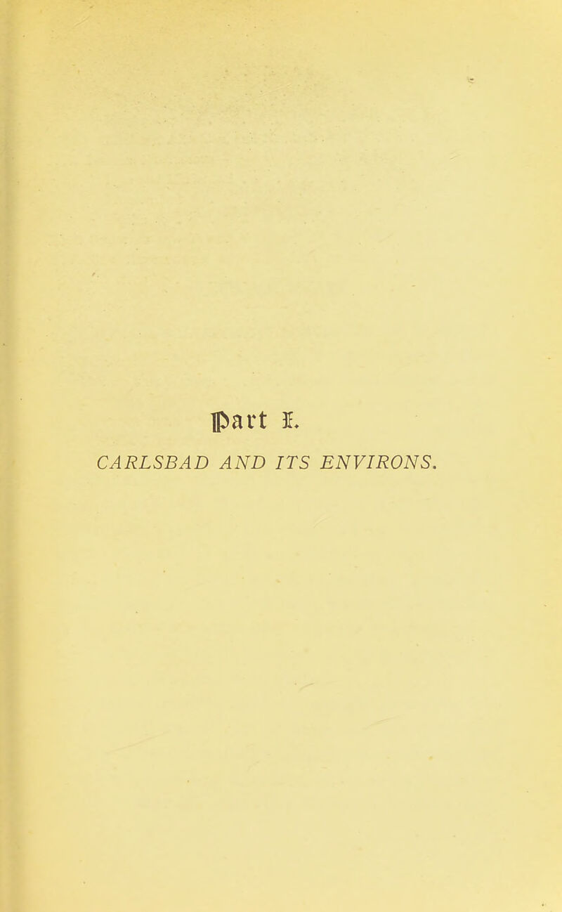 part L CARLSBAD AND ITS ENVIRONS.