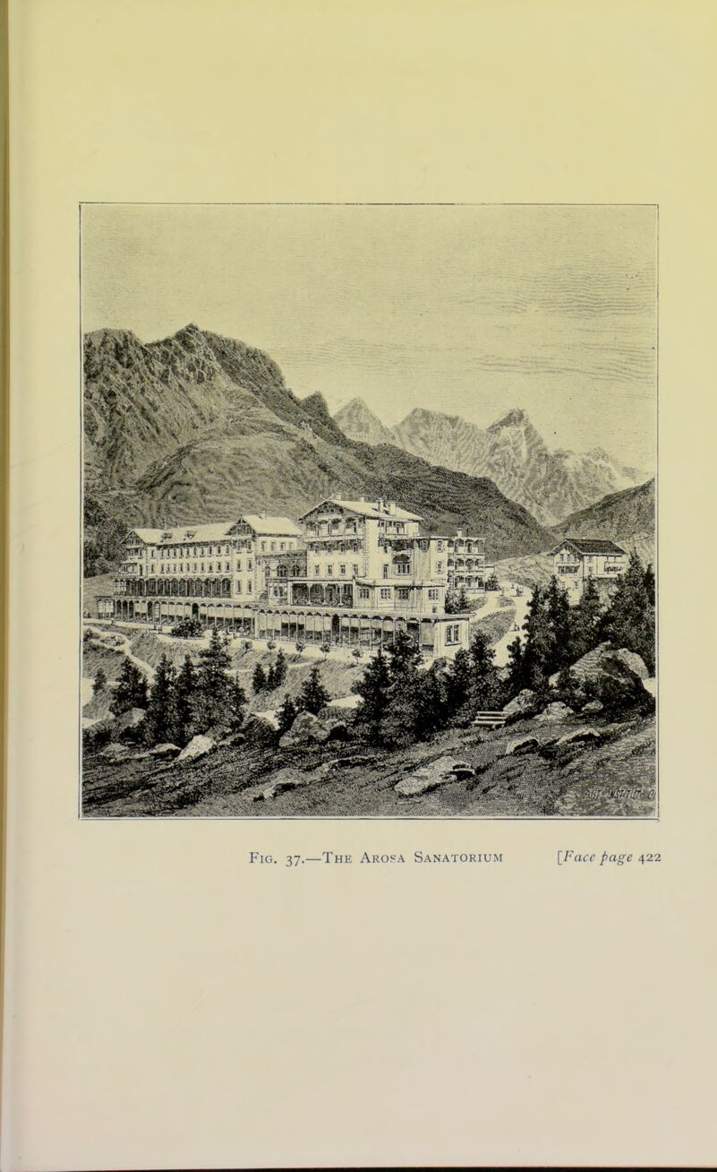 Fig. 37.—The Arosa Sanatorium [Face page 422