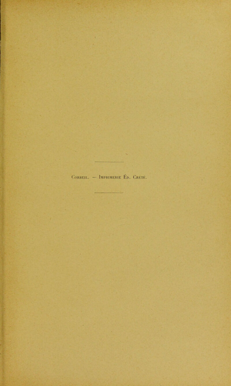 orbeil. — Imprimerie En. Crète.