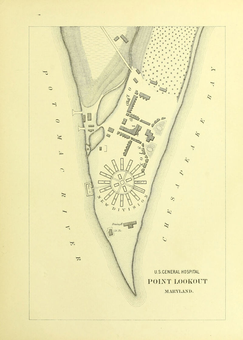 U.S.CENERAL HOSPITAL POINT LOOKOUT MARYLAND